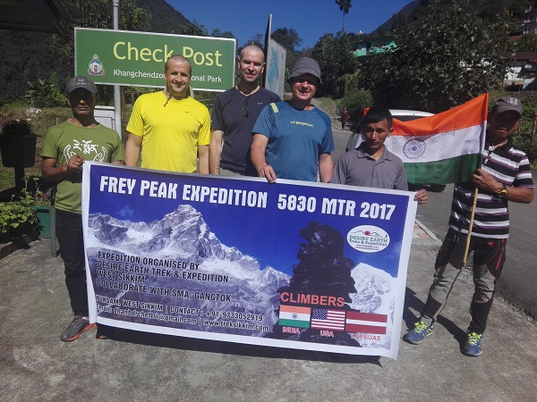 DB Chettri and international expedition